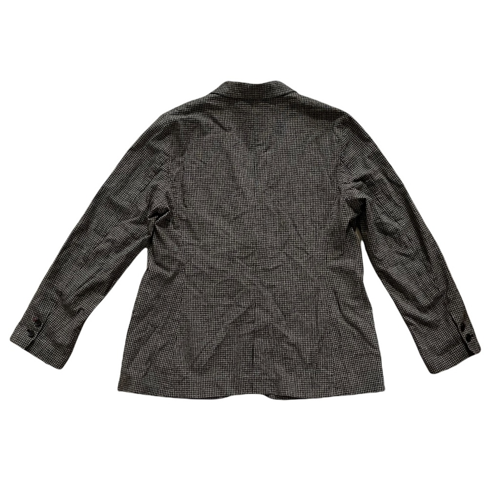 ***SOLD*** Ines De La Fressange Paris x Uniqlo | Linen Cotton Checkered  Blazer - Picture 3 of 13